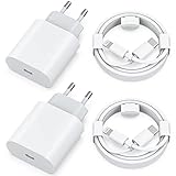 4-Pack 25W Schnellladegerät und Ladekabel Replacement for iPhone 14/14 Plus/14 Pro/14 Pro Max/13 12 11 SE, Ladegerät Stecker Netzteil Ladestecker Netzstecker und 2M Schnellladekabel Kabel Ranengar