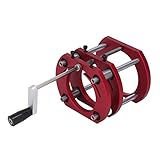 ViaGasaFamido Router Lift 4-Backen-Hebebühne Klemm-Frästisch-Hebesystem Oberfräse Tisch Hebesystem Basis Gravur DIY Werkzeuge für Motoren mit 64-66mm Durchmesser (Rot) (Rot) (Rot)