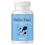 Saint Nutrition HelloPapi - Für Männer mit Kinderwunsch - Nahrungsergänzungsmittel mit Zink, Maca und L-Arginin - Unterstützung für den Mann - 20 Kapseln