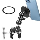 EEEKit Magnetische Handyhalter Fahrrad, Universal Handyhalterung Motorrad für Magsafe und Alle Smartphones, Lenker Halter für Motorrad, Fahrrad, Roller