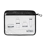 Tatonka Kulturbeutel Zip Flight Bag A5 - Transparenter Beutel zur Mitnahme von Flüssigkeiten im Flugzeug-Handgepäck - 22 x 18 cm (black)