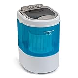BluMill Mini Toplader Waschmaschine, mit Schleuder, Camping...