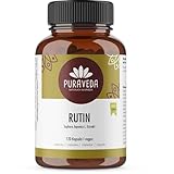 Rutin hochdosiert - 120 Kapseln - 95% Rutin - 550mg Sophora japonica L.- Japanischer Schnurbaum - Top Dosierung - vegan - hergestellt und kontrolliert in Deutschand