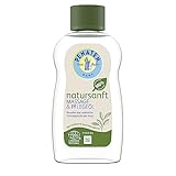 Penaten natursanft Massage- und Pflegeöl (200 ml), parfümfreies Babyöl & Babypflege Massageöl mit Rapsöl, speziell entwickelt für sensible Babyhaut