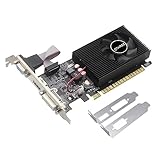 GT 730 Grafikkarte, 4 GB, DDR3, 128-Bits, DVI-I/HDMI/VGA, Low Profile Computer GPU, PCI Express 2.0 x16, Desktop Video Card for Gaming PC, DirectX 11, unterstützt 2K