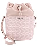 Calvin Klein CK Must Bucket Bag SM Mono Spring Rose Mono