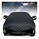 Hagelschutzplane Auto Für Ferrari 328 GTS 1985-1989,Halbgarage Gemacht,Autoabdeckung Atmungsaktiv,Schutz vor Schnee,Anti-Kratzer nju517v