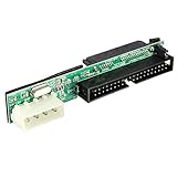 Bolwins M17S IDE zu SATA Adapter Konverter – 7+15 Pin Buchse für SSD/HDD Festplatten – 2,5'' / 3,5'' auf IDE 40 Pin – Festplattenkonverter für SATA auf IDE