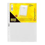 Idena 376002 Prospekthülle (DIN A4, 100 Stück, genarbt) (100 Stück, genarbt)