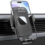 Handyhalterung Auto, Lüftungsschlitz Auto Handyhalterung, Verstellbarer Handy Halter um 360° Drehbar, EIN-klick-Entriegelung, Estralia Halterung Auto Geeignet für iPhone, Samsung, 4.0''-7.0'' Handys