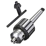 ZffXH Heavy Duty Bohrfutter 1/50-1/2 Zoll (1-13 mm) Klemmung MT2 Schaft K32 Schlüssel