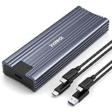 Inateck NVMe M.2 USB 3.2 Festplattengehäuse mit Kühlkissen...