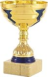 Art-Trophies AT81182 Sport-Trophäe, Gold/Blau, 15 cm