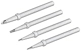 Goobay 51092 Lötspitze Set für Lötstation AP2 / Lötkolben Spitzen 4er Set / Ersatz Lötspitzen Soldering Tips zum Löten / Soldering Station Zubehör / 4 Stück