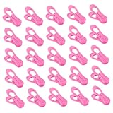 TOYANDONA 30 Stück Teiliges Kunststoff Wäscheklammern Groß Windfest Stabil für Bettwäsche Steppdecken Mehrzweck Kleiderbügel Clips Robust Langlebig für Wäscheleine und Garderobe