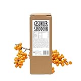 PRESSTER - Sanddornsaft Karton 1,5 Liter - Direktsaft - Saft aus Sanddornbeere 100 Prozent - Natürlich frisch im Geschmack - Gepresste Fruchtsäfte - Fruchtsaft Ohne Zuckerzusatz - Säfte für Cocktails