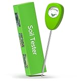 HAZENS Boden Feuchtigkeitsmesser für Pflanzen Portable, Feuchtigkeitsmessgerät Pflanzen, Ohne Batterien, Hygrometer für den Garten, Genaues Bodenprüfgerät