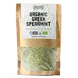 Apsogo Krauseminze - Getrocknete Bio Krauseminze aus Griechenland - Premium Qualität & erfrischender Geschmack, als Gewürz oder Minztee (100g)