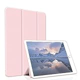 Figair Hülle für iPad Mini 4 (2015 Modell), Weicher TPU Rückseite Ultradünn Leicht Smart Schutzhülle, Auto Schlafen/Wecken Hülle für iPad Mini 4. Generation A1538/A1550, Rosa