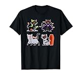 Cat Boo Halloween Katzen Gruseliges Kätzchen Haustier Liebhaber Gruselig Gruselig T-Shirt
