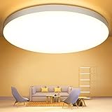 OUILA LED-Deckenleuchte, Deckenleuchte, 24 W, 2000 lm, 3000 K, Deckenleuchte, Badezimmer, IP44, Durchmesser 28 cm, anwendbar für Badezimmer, Schlafzimmer, Küche, Wohnzimmer, Balkon