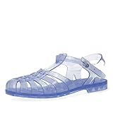 Andrés Machado - Strandschuhe - Aus widerstandsfähigem PVC - Schnallenverschluss - Für den Strand und den Fluss - Herrensandalen für den Sommer - Farbe Kristall - Größe 39 EU