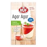 RUF Agar Agar Pulver, veganes Geliermittel, pflanzliche...