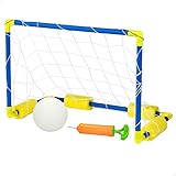 ColorBaby Waterpolo Tore für Pool, 61 x 29 x 40 cm, aufblasbarer Ball, Luftpumpe, 3 Jahre, Outdoor-Spiele, Sommerspiele, CB Toys (42684)