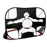 EKalgretrA Fussballtor Outdoor Fußballtor 2-in-1 faltbares Fußballtor, tragbares Fußballzielnetz, kleines Fußballzielnetz, leicht, for drinnen und draußen
