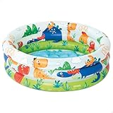 Intex – aufblasbares Planschbecken INTEX Farben + Base 61 x 22 cm-33 L – 57106 NP, Modelle und Farben sortiert, color, 229x152x56 cm