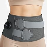 QUEENWEN Wärmegürtel Rücken Kabellos Heizgürtel mit Massagegerät 3 Massagemoden 5 Wärmestufen Rückenwärmer & Rückenbandage für Lenden Rücken Bauch mit USB Geschenke Frauen