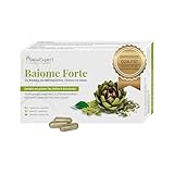 SanaExpert® Baiome Forte, pflanzlicher Fettbinder zum Abnehmen, mit Artischocke Kaktus, Grüntee, Grüner Kaffee, vegetarisch, glutenfrei, 60 Kapseln
