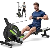 Wenoker Rudergerät mit magnetischem Fitnesstrainer, Indoor-Gerät für das Fitnessstudio zu Hause, Cardio-Trainingsgerät, 160KG Kapazität mit LCD-Monitor