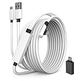 Tiergrade 2-in-1-Link-Kabel, kompatibel mit Oculus/Meta Quest 2, mit separater USB-C-Ladefunktion für VR-Headset, 5 Meter USB 3.0-auf-Typ-C-Zubehör für Steam VR/Gaming-PC