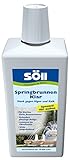Söll 80694 SpringbrunnenKlar, 1 l (für 10.000 l) - Springbrunnenreiniger speziell für außen/gegen Algen und Kalk/für Brunnen Dekobrunnen Zierbrunnen