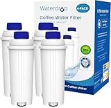 Waterdrop Kaffeefilter, Ersatz für De'Longhi® Wasserfilter DLSC002, Kompatibel mit De'Longhi® Magnifica® S, Eletta® Explorer, Dinamica® und ECAM-Serie Kaffeevollautomaten und Espressomaschinen (4)