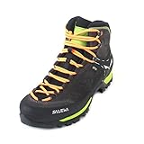 Salewa MS Mountain Trainer Mid Gore-TEX Herren Trekking- & Wanderstiefel, Schwarz (Black/Sulphur Spring), 46.5 EU