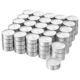 GLIMMA 100 x IKEA Teelichter 100-BLANCO (Pack-White), Ancho: 20 cm Alto: 6 cm Largo: 20 cm EL PAQUETE