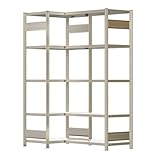 REGALWERK Eckregal mit 5 Stahlfachböden - 150 kg - 2.000 x 1.401 x 931 mm (HxBxT) - verzinkt - Fachbodenregal - BERT