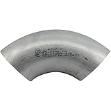 VAS6 Edelstahl Rohrbogen 1.4301 Geschweißt, 90 Grad, Durchmesser 50 mm, Stärke 2 mm