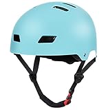 GIEMIT Skaterhelm Kinder Jungen Fahrradhelm BMX Scooter Helm 12 13 14 15 16 Jahre für Rollschuhe und Skateboard (M)