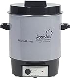 Kochstar WECK Einkochautomat WarmMaster Basic (Einkochtopf mit Thermostat, ohne Uhr, 230V, 1800 W, 27 L) 24115, 41.5 x 45.5 x 36.7 cm
