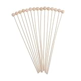 Ciieeo 15Stücke Holzperlen Aroma Diffusor Sticks Duft Stifte für Aromatherapie zum Erfrischen von Raumluft Wohnzimmer Bad Schlafzimmer und Büro