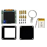 KICHI ESP32 C3 Entwicklungsplatine 3,6 cm (1,44 Zoll) LCD-Bildschirm, Desktop-Schmuck, tragbarer Mini-TV, tragbarer Anhänger, Lvgl Spaceman St7735, langlebig, einfach zu bedienen, A