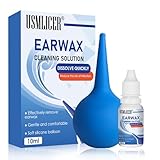 Ohrenschmalzentferner 10 ml, Ohrentropfen zur Ohrenreinigung, schnell auflösend, sanft und effective Reinigung der Ohren