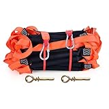 Meidansini Strickleiter, 3M Notfall Feuerleiter Training Soft Ladder, Flammensichere Seilzugleiter 2-3 Stockwerk Wiederverwendbares Fenster Balkon Baumhaus Sicherheits Rettungsleiter