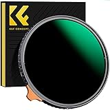 K&F Concept Nano X-Serie Variabler ND Filter ND3-ND1000 Graufilter 72mm(1.5-10 Blendenstufen)