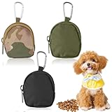 Tucnoeu 3 Stück Leckerlibeutel für Hunde, Oxford Futterbeutel Hund, Tragbar Leckerlibeutel, für Hundetraining und Spaziergänge