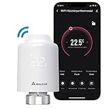 SALCAR Smartes Heizkörperthermostat WiFi TRV603 Thermostat Heizung Kompatibel mit Amazon Alexa & Google Assistant Programmierbar Heizungsthermostat Tuya Smartes Heizkörper kein Gateway erforderlich