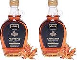Küper Selection Ahornsirup Grad A – 250 ml – Sirup Kaffee, Pancakes & Dessert – aus Kanada – Topping für Joghurt, Müsli (Packung mit 2)